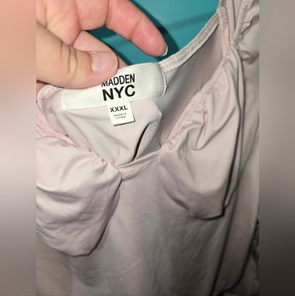 🍂🍁NWT Madden NYC Juniors' Emma Bodysuit with Long Sleeves 3x - Picture 3 of 5